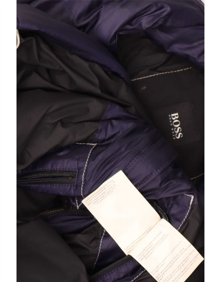 Giacca imbottita da uomo Hugo Boss EU 48 medio blu navy poliestere