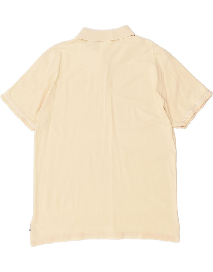 REEBOK Mens Polo Shirt Large Off White | Vintage Reebok | Thrift | Second-Hand Reebok | Used Clothing | Messina Hembry 
