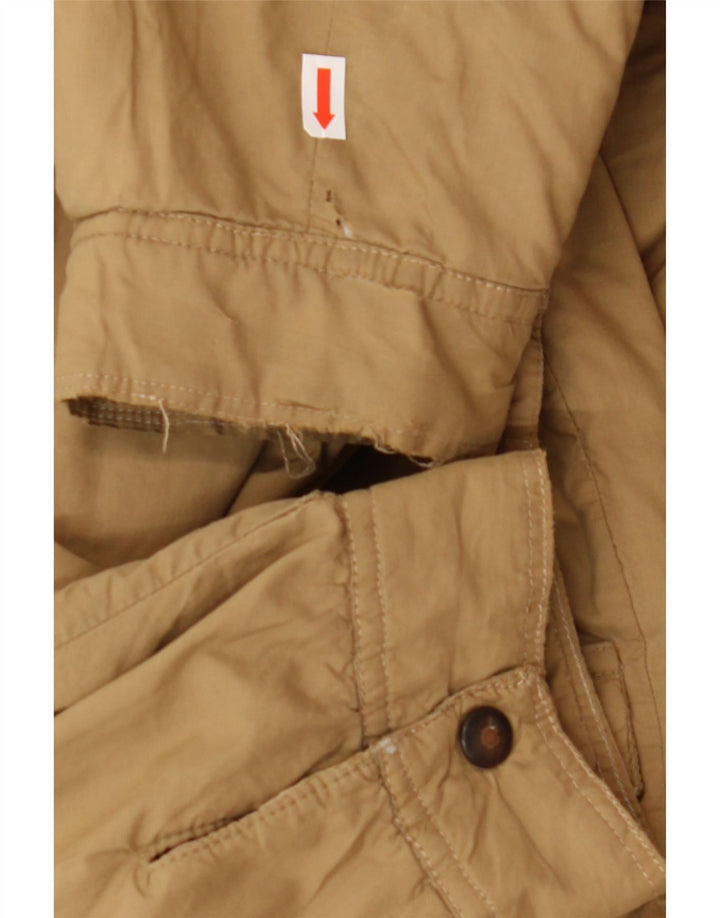 Giacca militare vintage da uomo IT 50 grande marrone