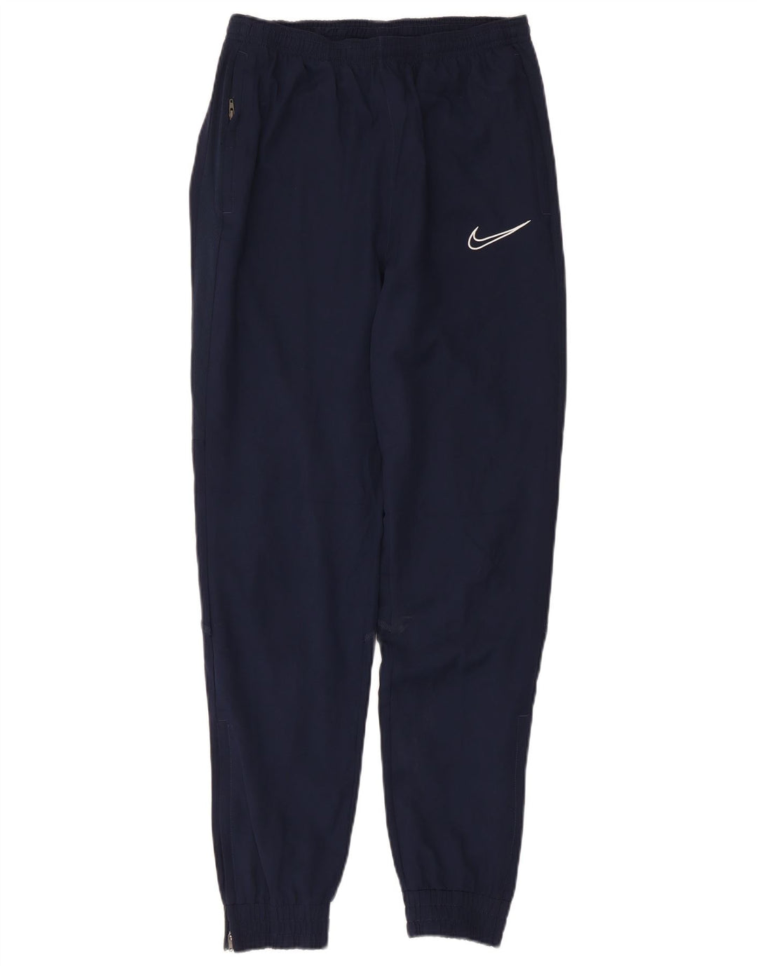 Pantaloni da tuta Nike Dri Fit da uomo, pantaloni da jogging, piccoli, in poliestere blu navy