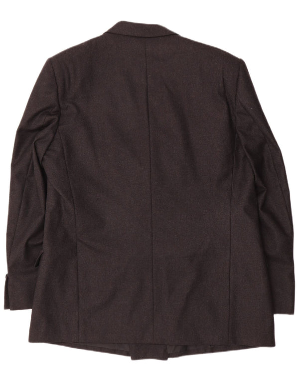 Giacca Blazer Doppiopetto Uomo Redaelli IT 56 3XL Lana Grigia