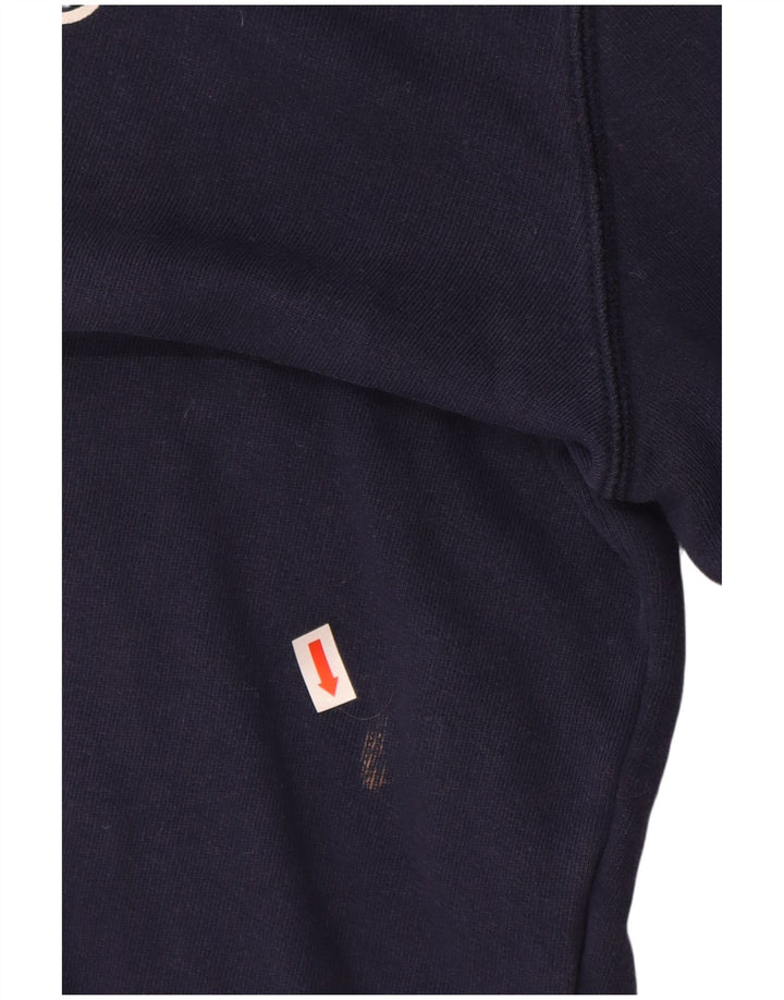 LEVI'S Felpa con grafica da uomo Maglione grande in cotone blu navy