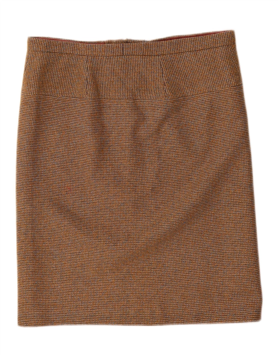 Gonna dritta vintage da donna W34 grande marrone