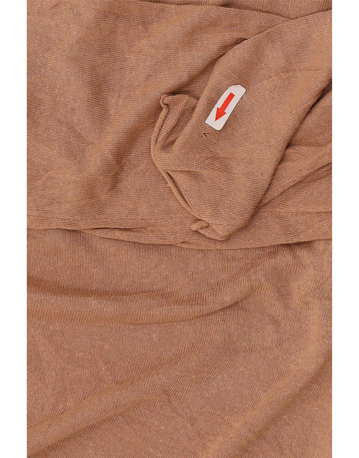 Top Zara da donna a maniche lunghe UK 14 beige medio