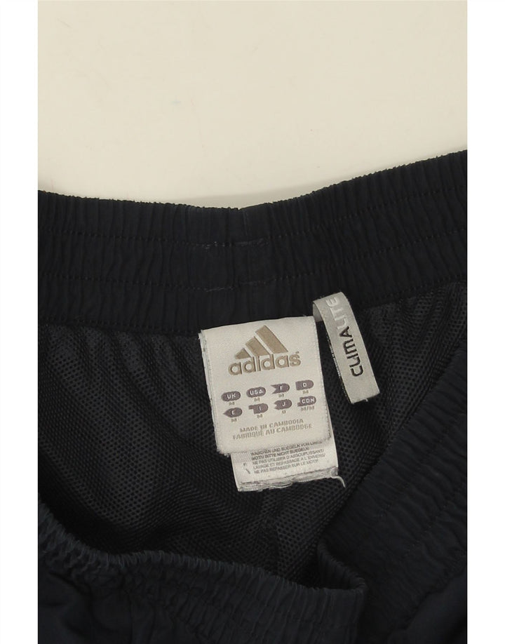 Pantaloncini sportivi Adidas Climalite da uomo medi in poliestere blu navy