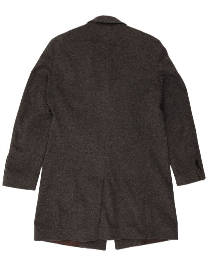 Cappotto da uomo Hugo Boss EU 50 grande lana vergine grigia