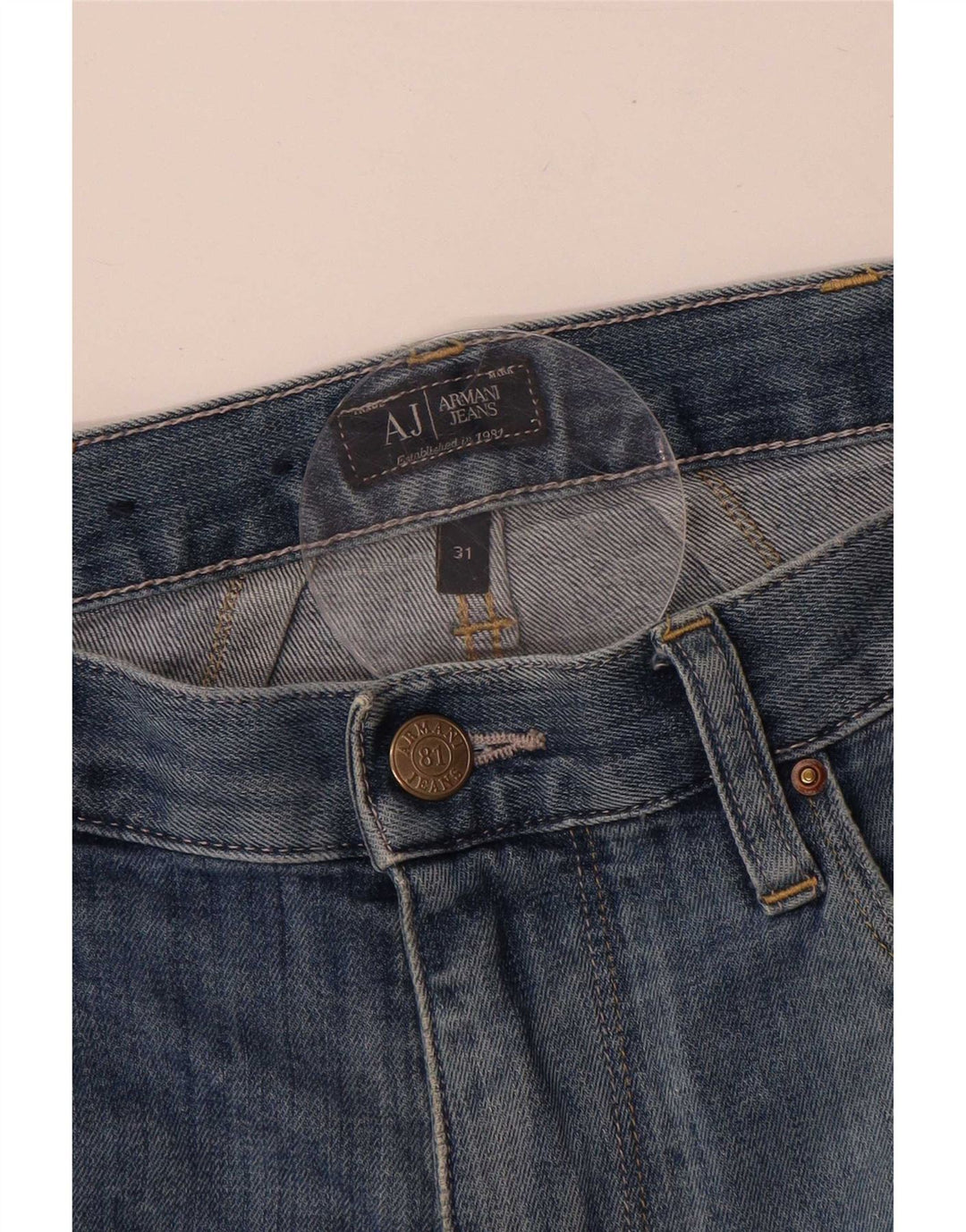 Armani Jeans dritti da donna W31 L31 Blu