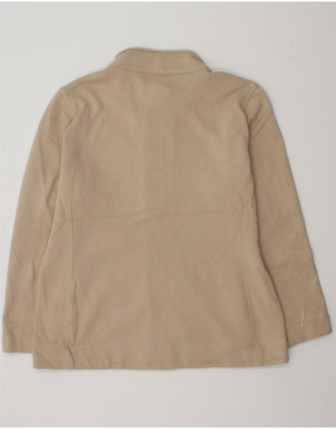 CALVIN KLEIN Womens Tracksuit Top Jacket UK 18 XL Beige Polyester Vintage Calvin Klein and Second-Hand Calvin Klein from Messina Hembry 