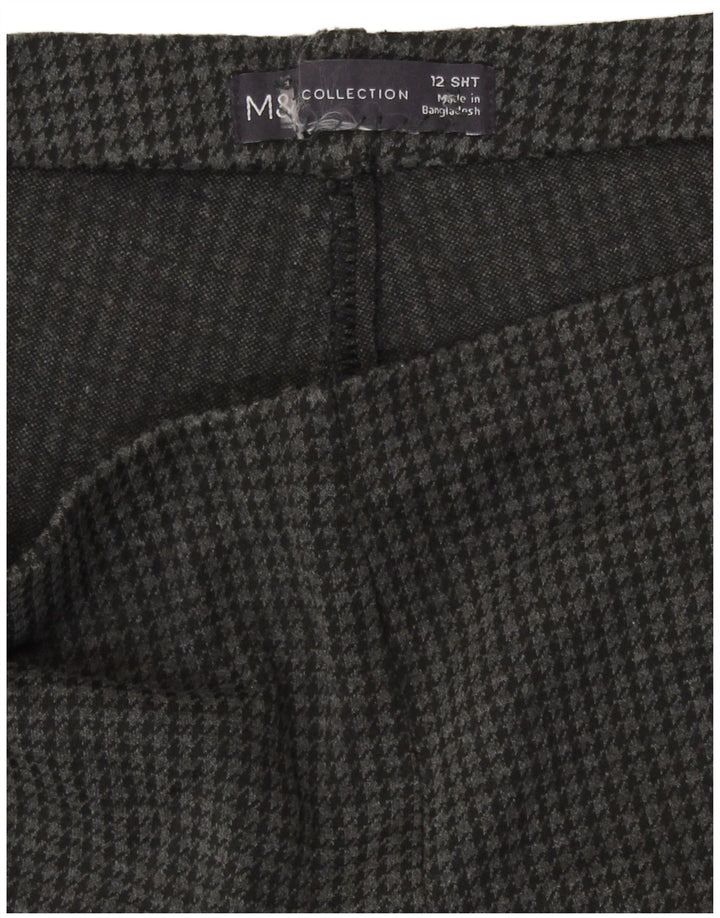 Pantaloni corti da donna Marks & Spencer UK 12 medi W30 L26 Grigio