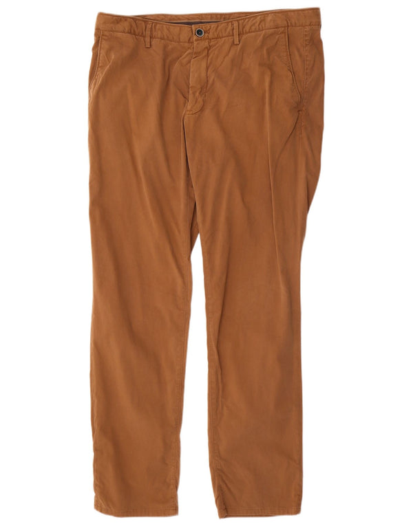 Pantaloni chino slim fit da uomo Massimo Dutti EU 46 XL W36 L31 Beige