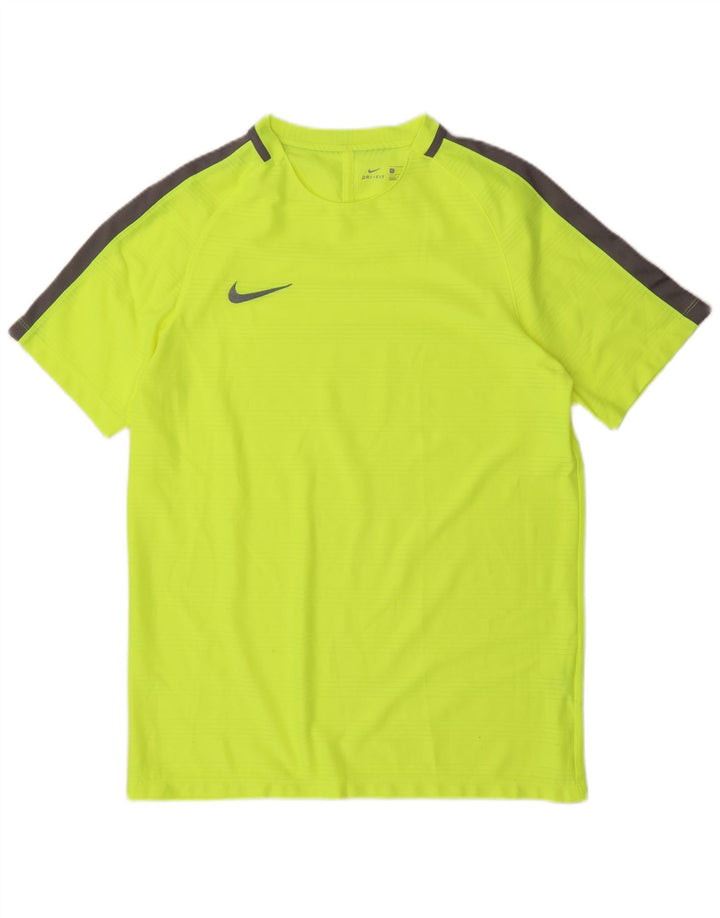 T-shirt Nike Dri Fit da uomo, grande, in poliestere color block verde