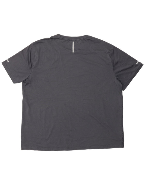T-shirt da uomo RUSSELL ATHLETIC Top 2XL Poliestere geometrico grigio
