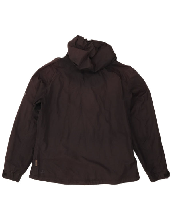 Giacca a vento con cappuccio da donna MC Kinley UK 18 XL nera in poliammide