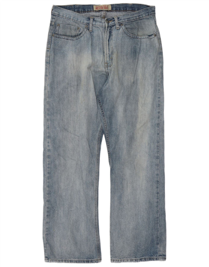 Jeans Wrangler da uomo con vestibilità rilassata Bootcut W34 L32 Blu