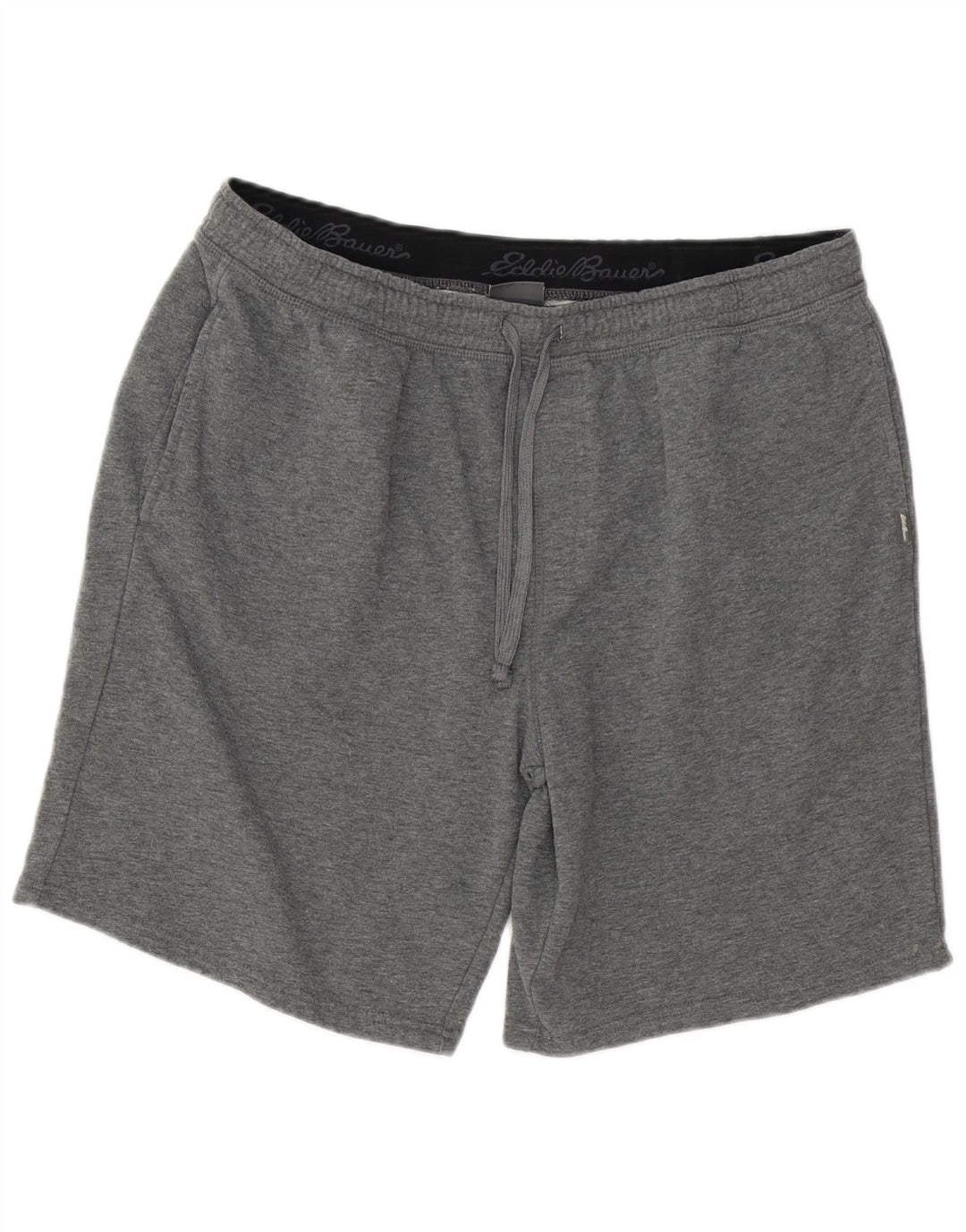 Pantaloncini sportivi da uomo Eddie Bauer XL in cotone chiazzato grigio
