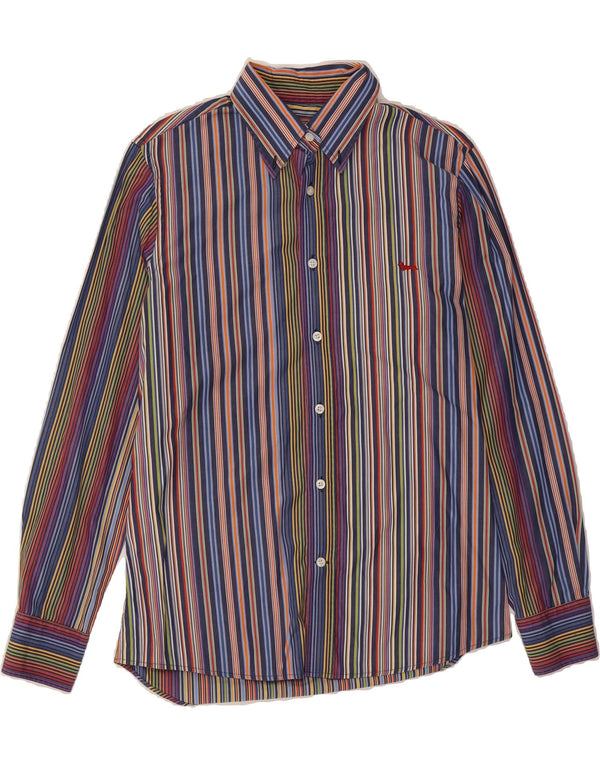 HARMONT & BLAINE Mens Narrow Fit Shirt Medium Multicoloured Classic