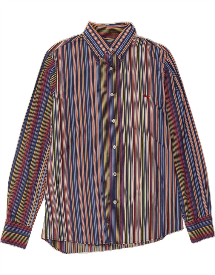 Camicia da uomo vestibilità stretta HARMONT & BLAINE media multicolore classica