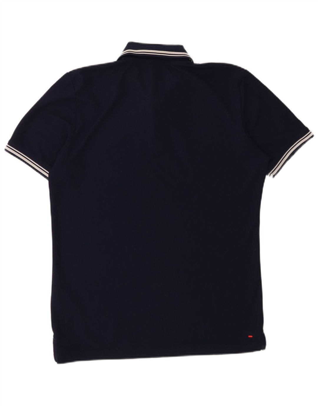 FILA Mens Polo Shirt Large Navy Blue Polyester