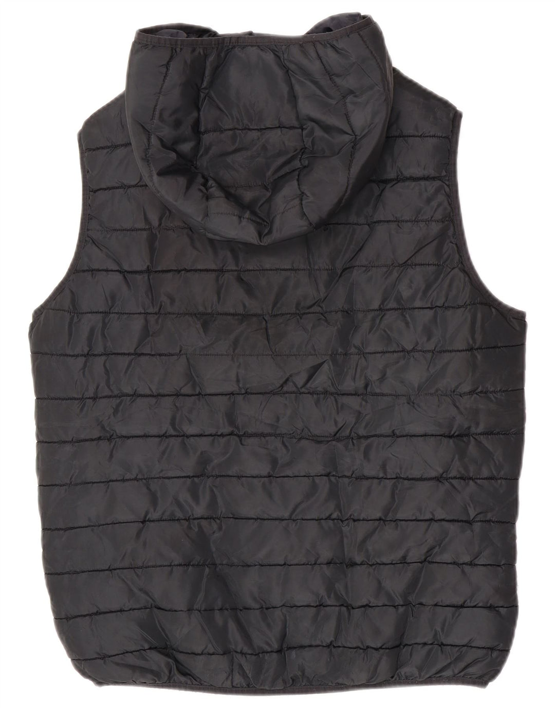 Gilet imbottito con cappuccio da uomo Jack & Jones UK 40 grande poliestere nero