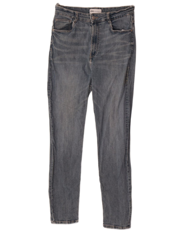 Jeans skinny da donna Zara EU 42 Large W32 L27 Blu