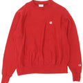 Felpa Champion da uomo con trama inversa, maglione rosso medio, cotone