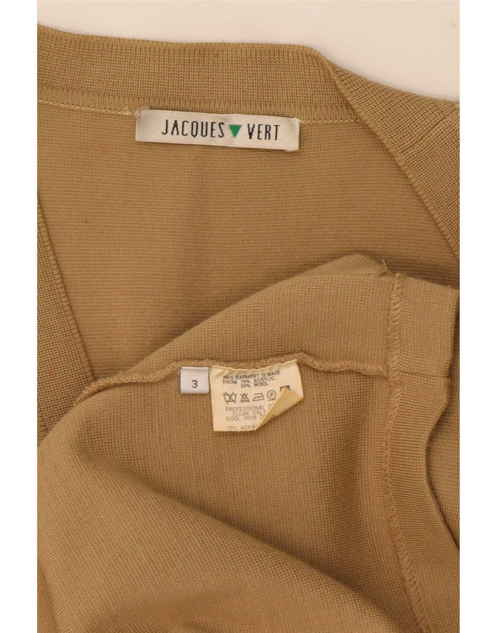 Maglione cardigan lungo da donna Jaques Vert UK 16 Large Beige