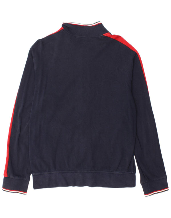 Polo Ralph Lauren Mens Tracksuit Top Jacket Medium Navy Blue Colourblock