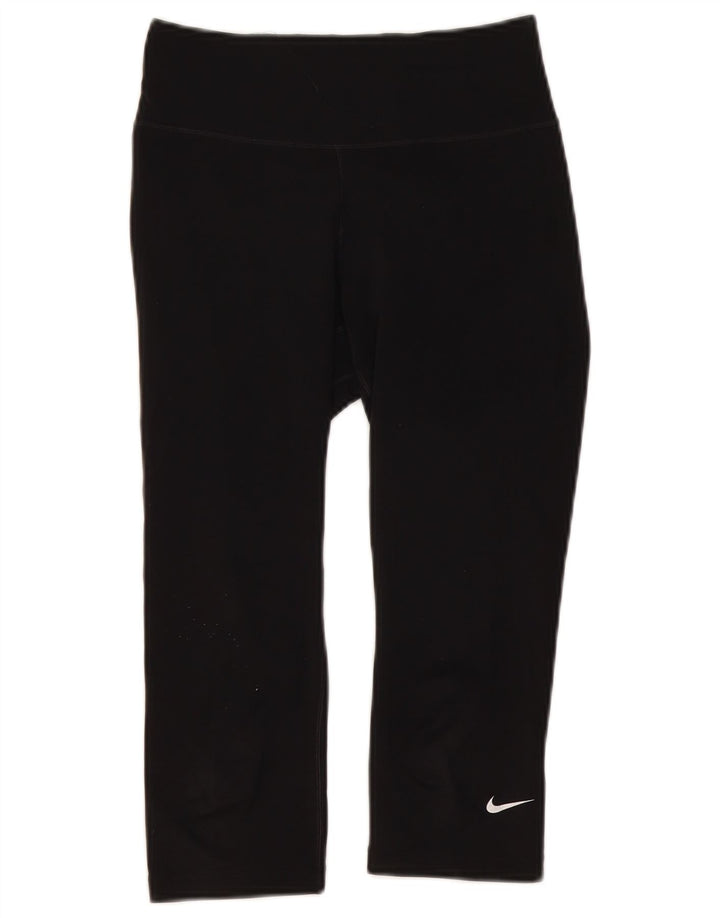 Leggings Nike Dri Fit Capri da donna UK 6 XS poliestere nero