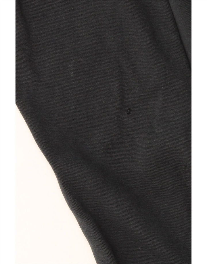 Maglione con cappuccio e zip da uomo NIKE grande in cotone nero