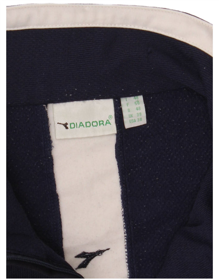 Giacca da tuta da uomo Diadora UK 38 Medium Blu Navy Colourblock