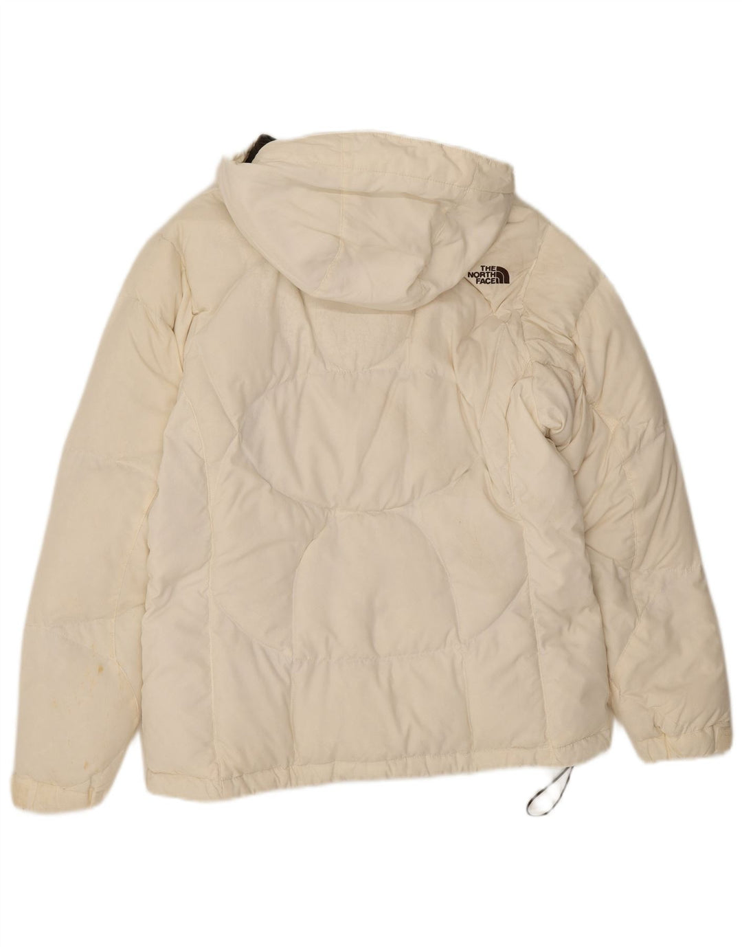 Giacca imbottita con cappuccio da donna The North Face UK 14 nylon bianco medio