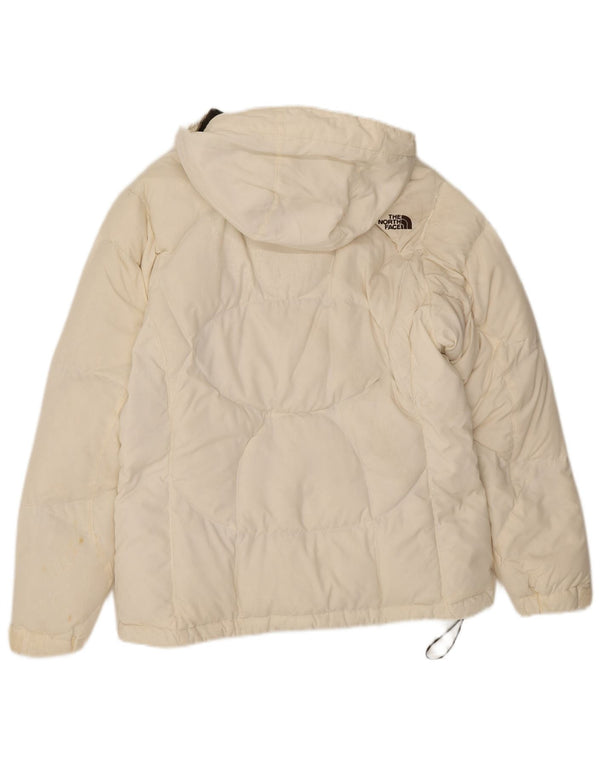 Giacca imbottita con cappuccio da donna The North Face UK 14 nylon bianco medio