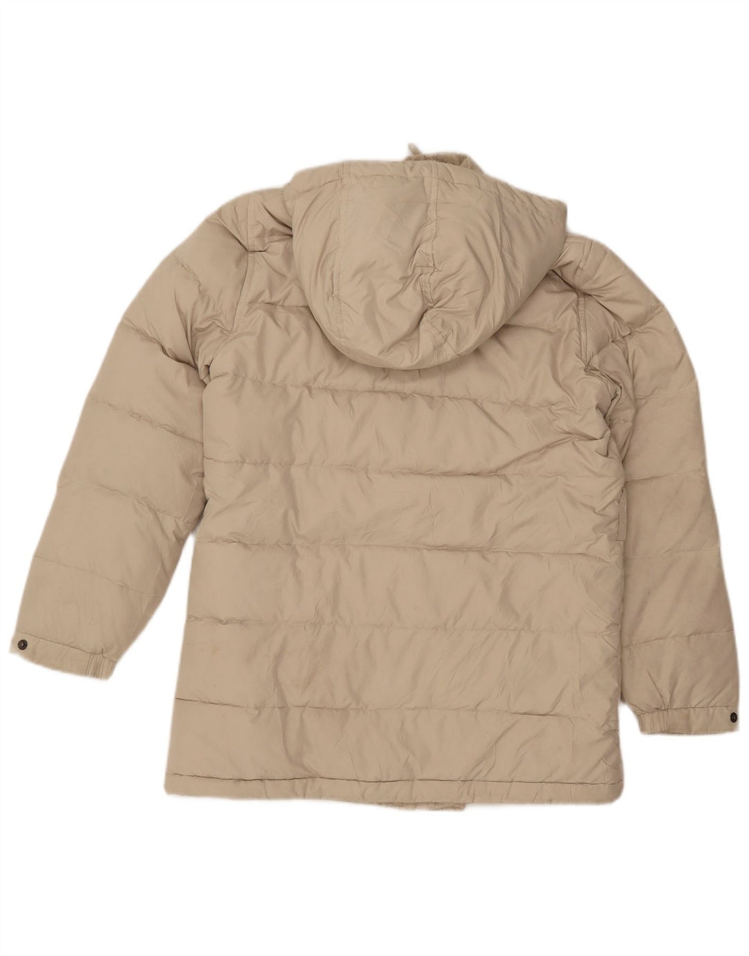 SERGIO TACCHINI Giubbotto Imbottito con Cappuccio Donna IT 42 Poliestere Beige Medio