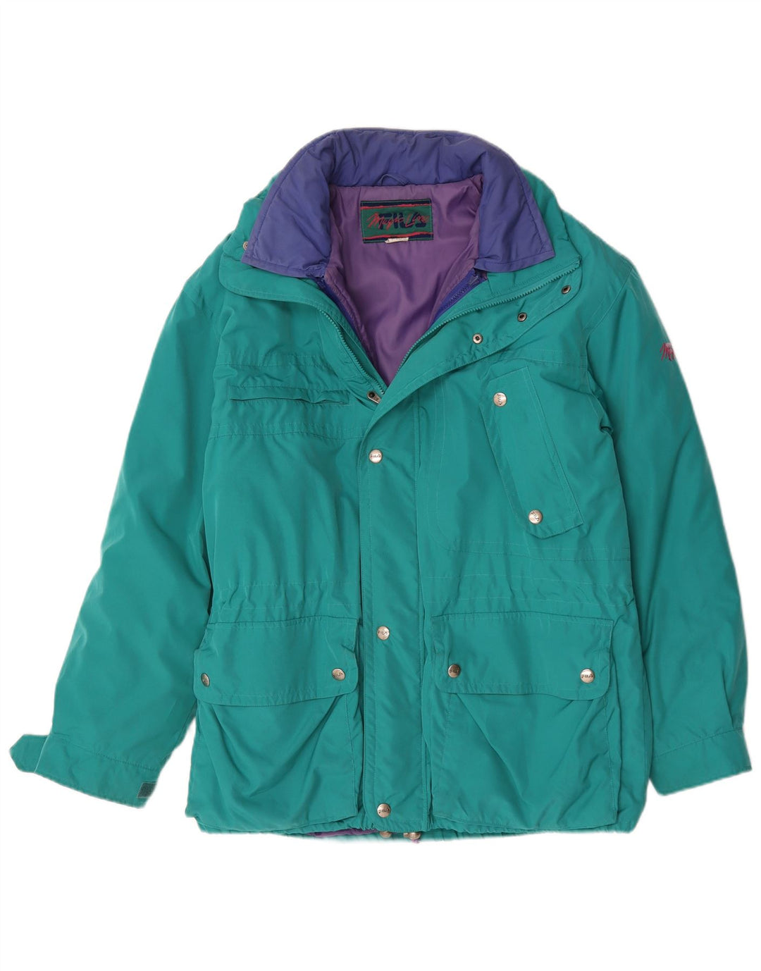 Giacca da sci con cappuccio Fila Uomo IT 52 2XL Verde