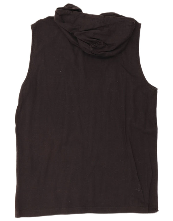 Canotta grafica da uomo con cappuccio Champion XL in cotone nero