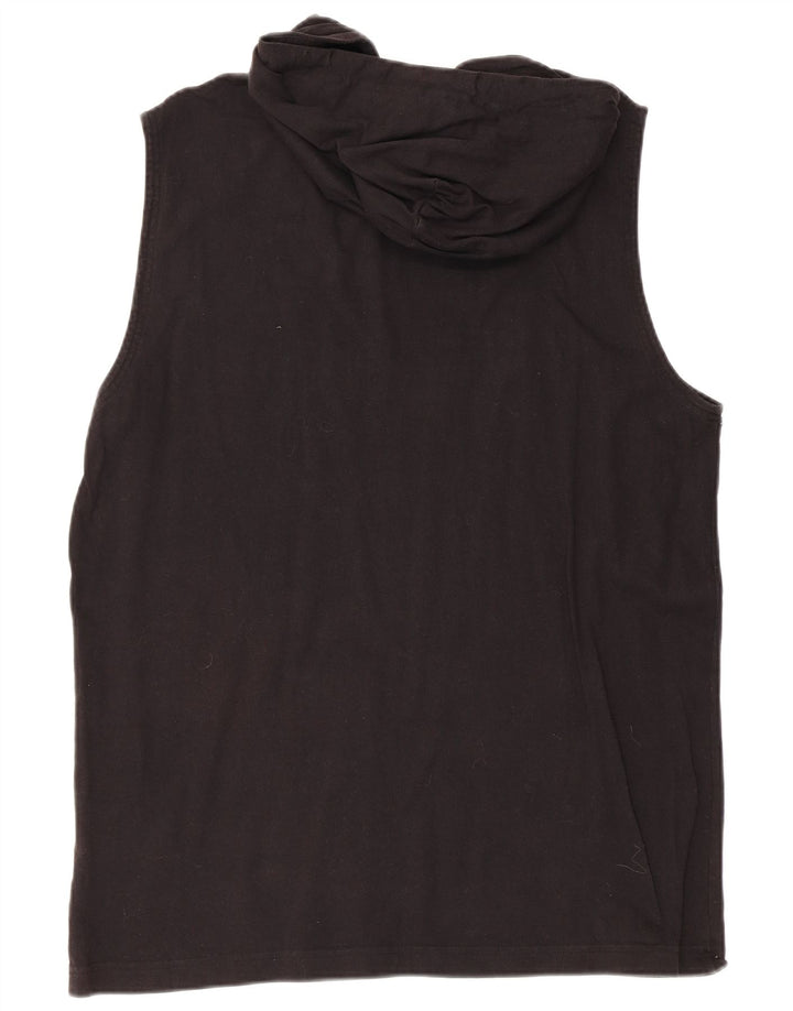 Canotta grafica da uomo con cappuccio Champion XL in cotone nero