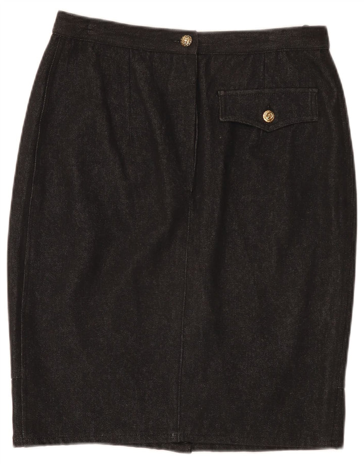 Gonna in denim da donna Giorgio Grati IT 44 media W28 nera