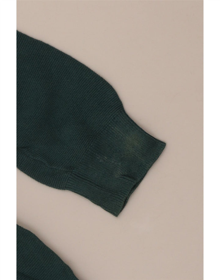 Maglione da donna oversize con scollo a V IZOD UK 10 piccolo verde