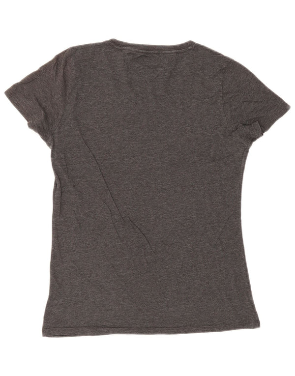 T-shirt grafica da donna Tommy Hilfiger Top UK 10 piccola grigia
