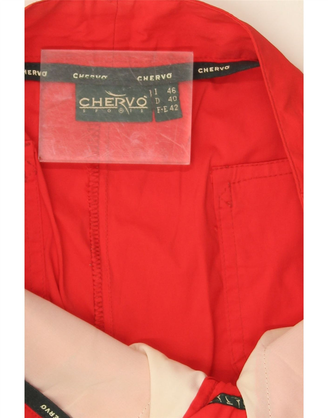 Pantaloni casual slim da donna Chervo IT 46 Large W32 L27 Rossi