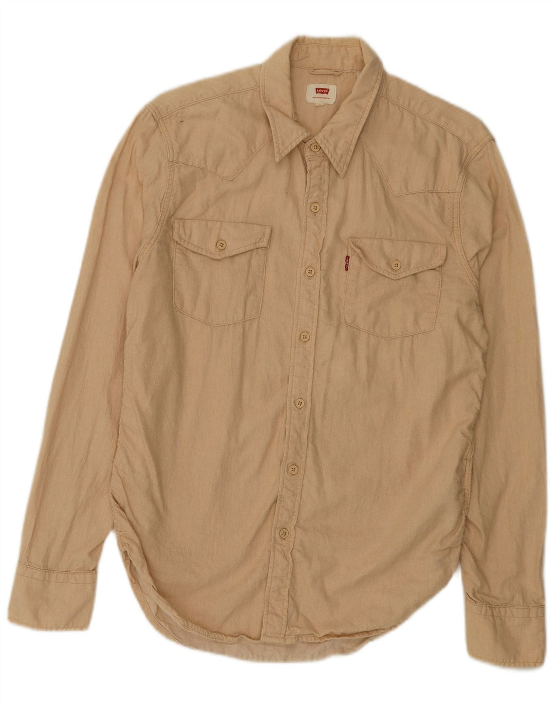 Camicia LEVI'S Uomo Cotone Beige Medio