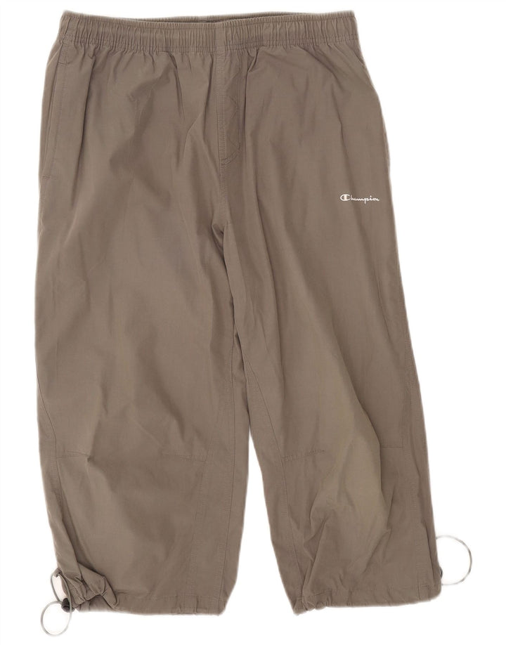 Pantaloni da tuta Capri da uomo Champion grandi in cotone grigio