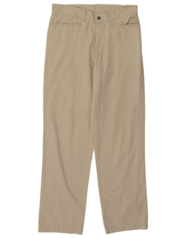 CALVIN KLEIN Pantaloni casual dritti da uomo W32 L30 Cotone Beige