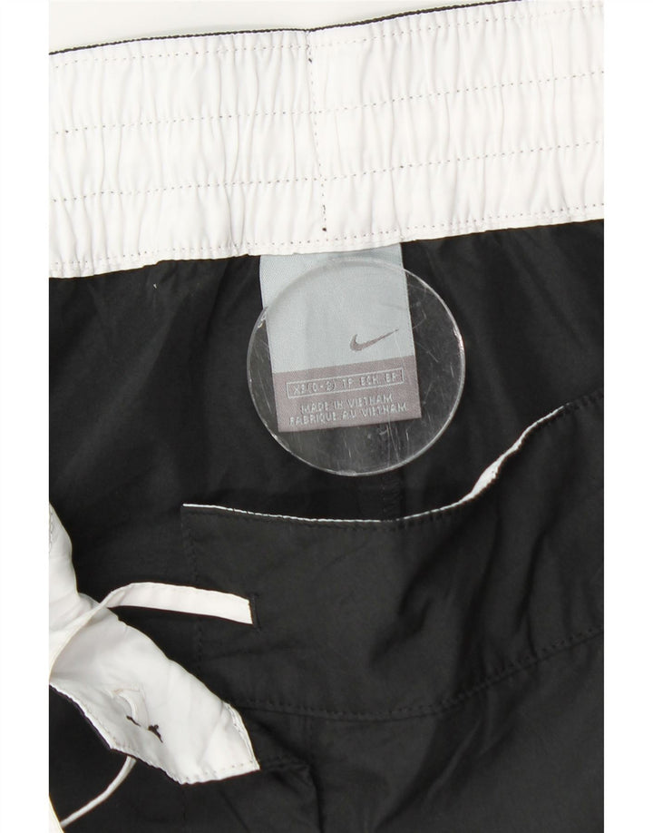 Pantaloncini da bagno da donna Nike US 0/2 XS poliestere nero