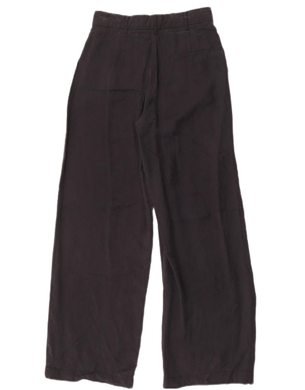 Pantaloni chino a gamba larga da donna Zara XS W24 L32 neri
