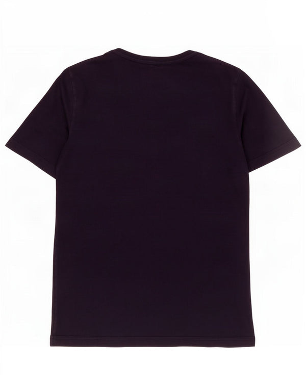 T-shirt grafica da uomo Puma Top Small in cotone blu navy