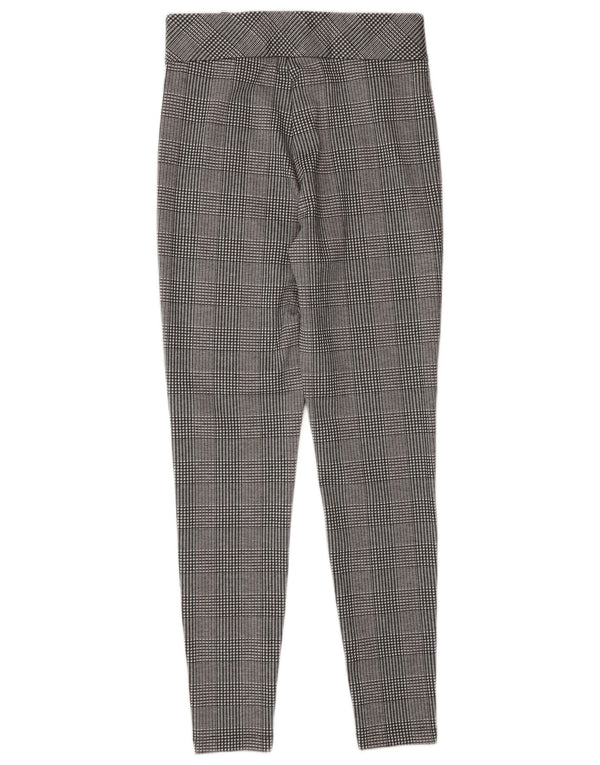 Leggings da donna Marks & Spencer UK 10 Small Poliestere pied de poule grigio