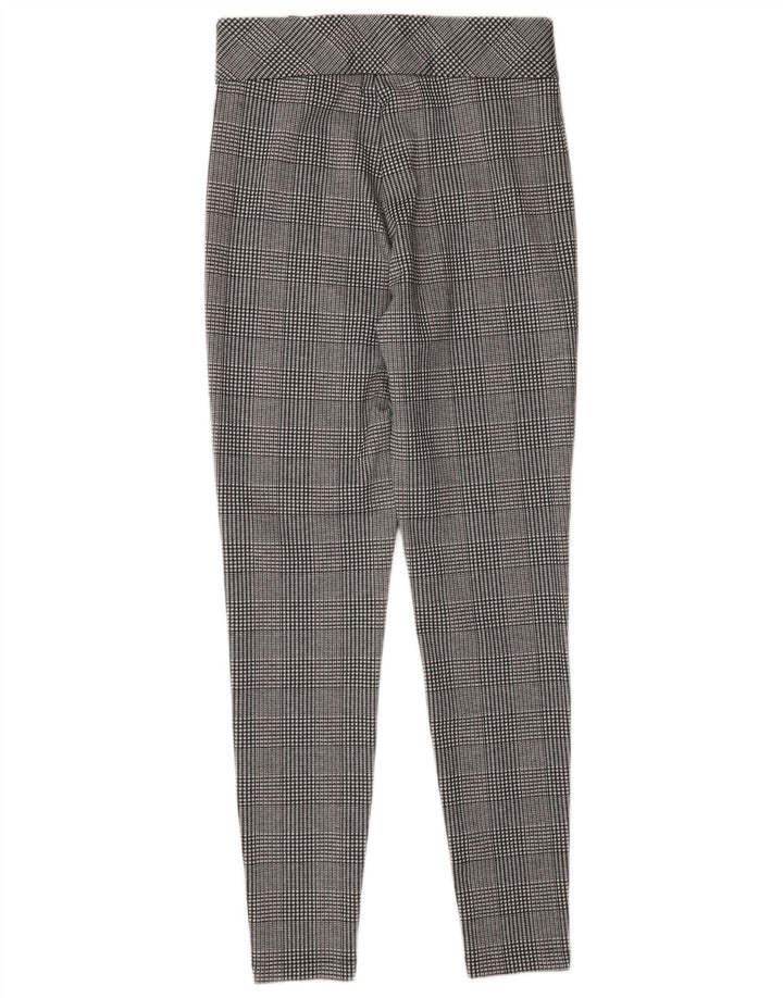 Leggings da donna Marks & Spencer UK 10 Small Poliestere pied de poule grigio