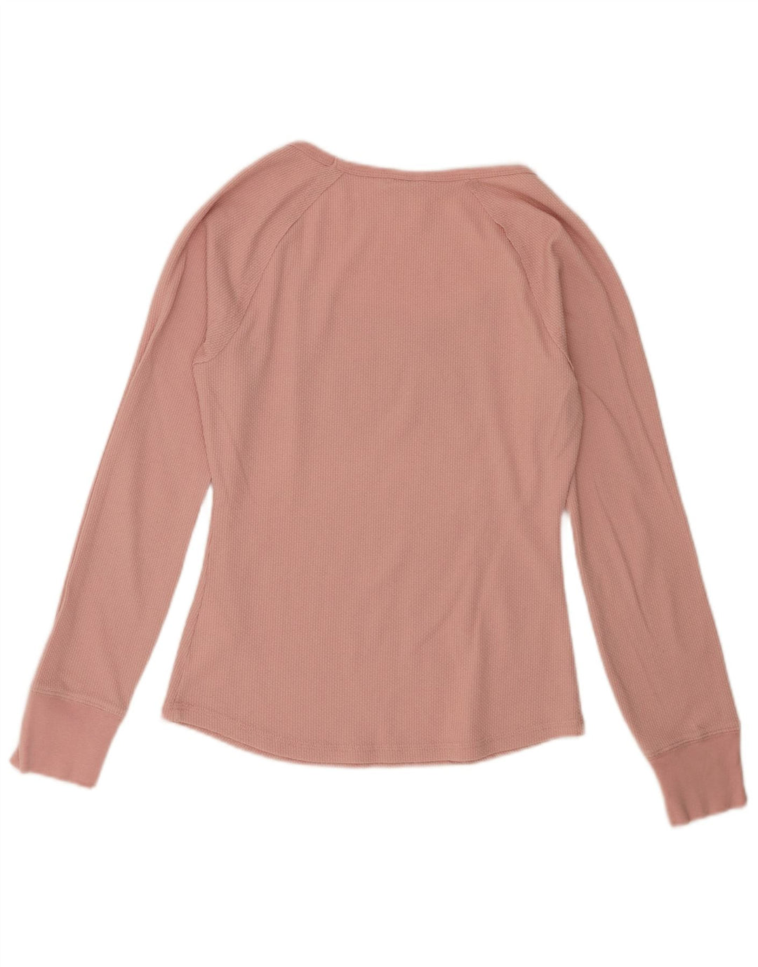 Guess Maglietta grafica da donna a maniche lunghe UK 14 Large Rosa Poliestere