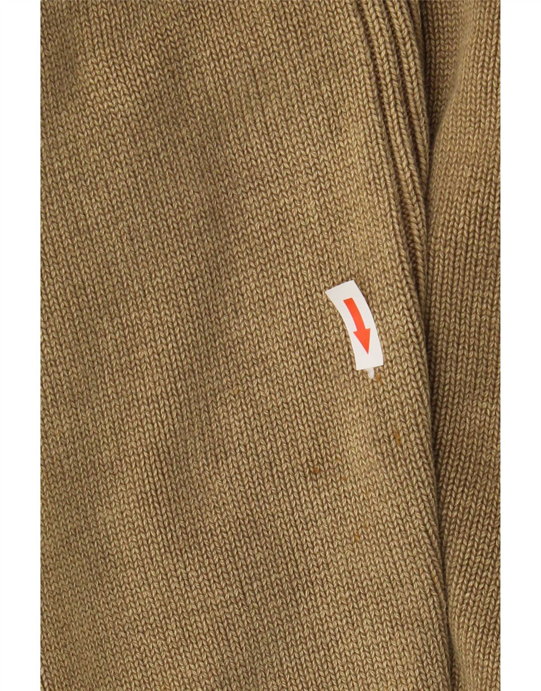 Maglione maglione con collo con zip grafica da uomo Camp David 2XL cotone marrone